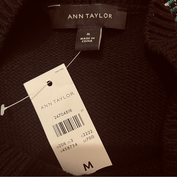 Ann Taylor Pom Pom Sweater - Picture 3 of 8